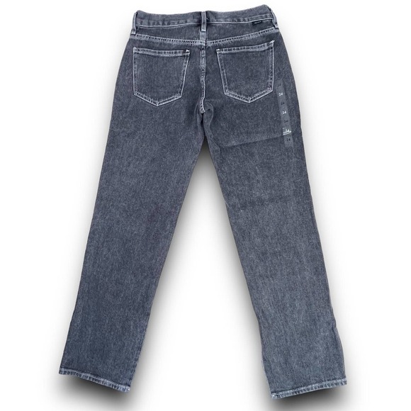 PacSun Womans Jeans Sz 24 Black Wash Low Rise Straight Leg Rigid Denim NEW - Picture 7 of 16